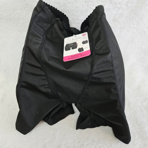 CURVE NECESSITIES Black Padded Hip Enhancer Compression Flattens Tummy XS - Picture 6 of 7
